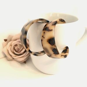 Chunky Leopard Tortoiseshell Hoops